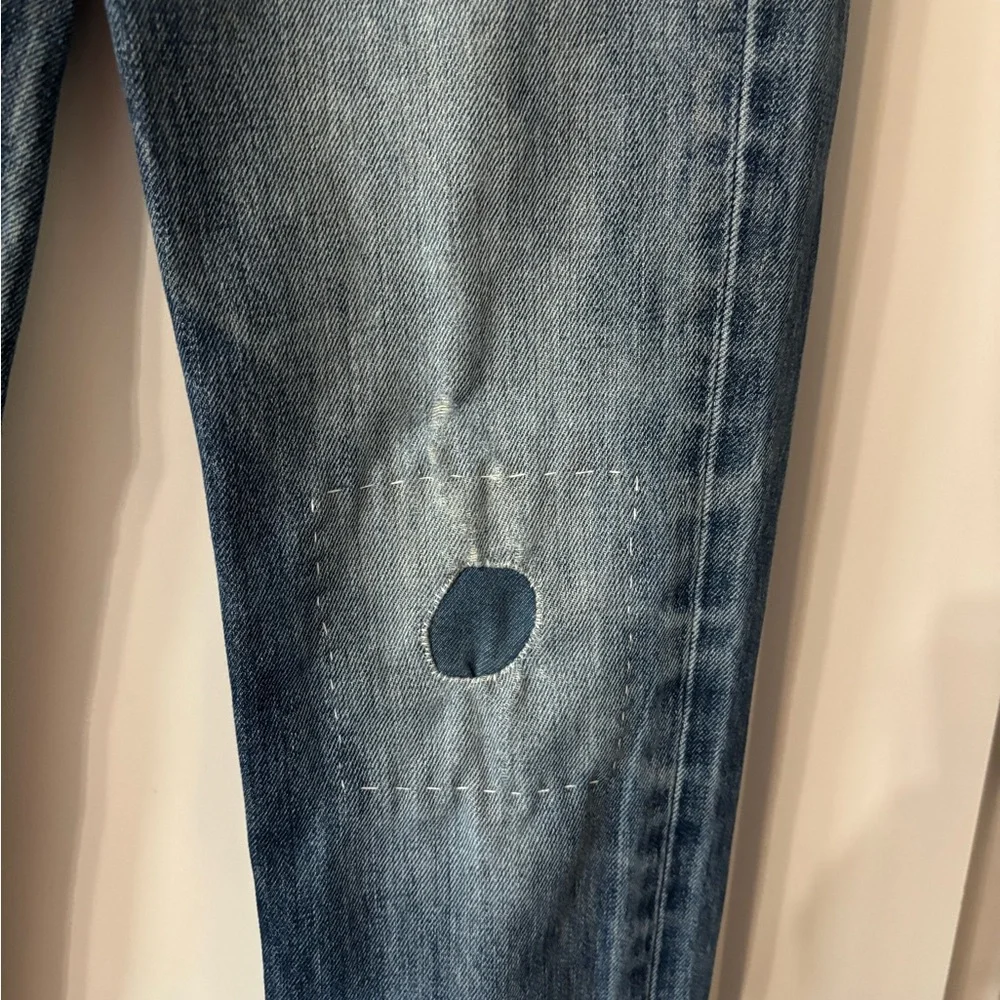 Levi's 511 Men's Blue‎ Distressed Hand patched/stitched  slim Jeans size 30/30
